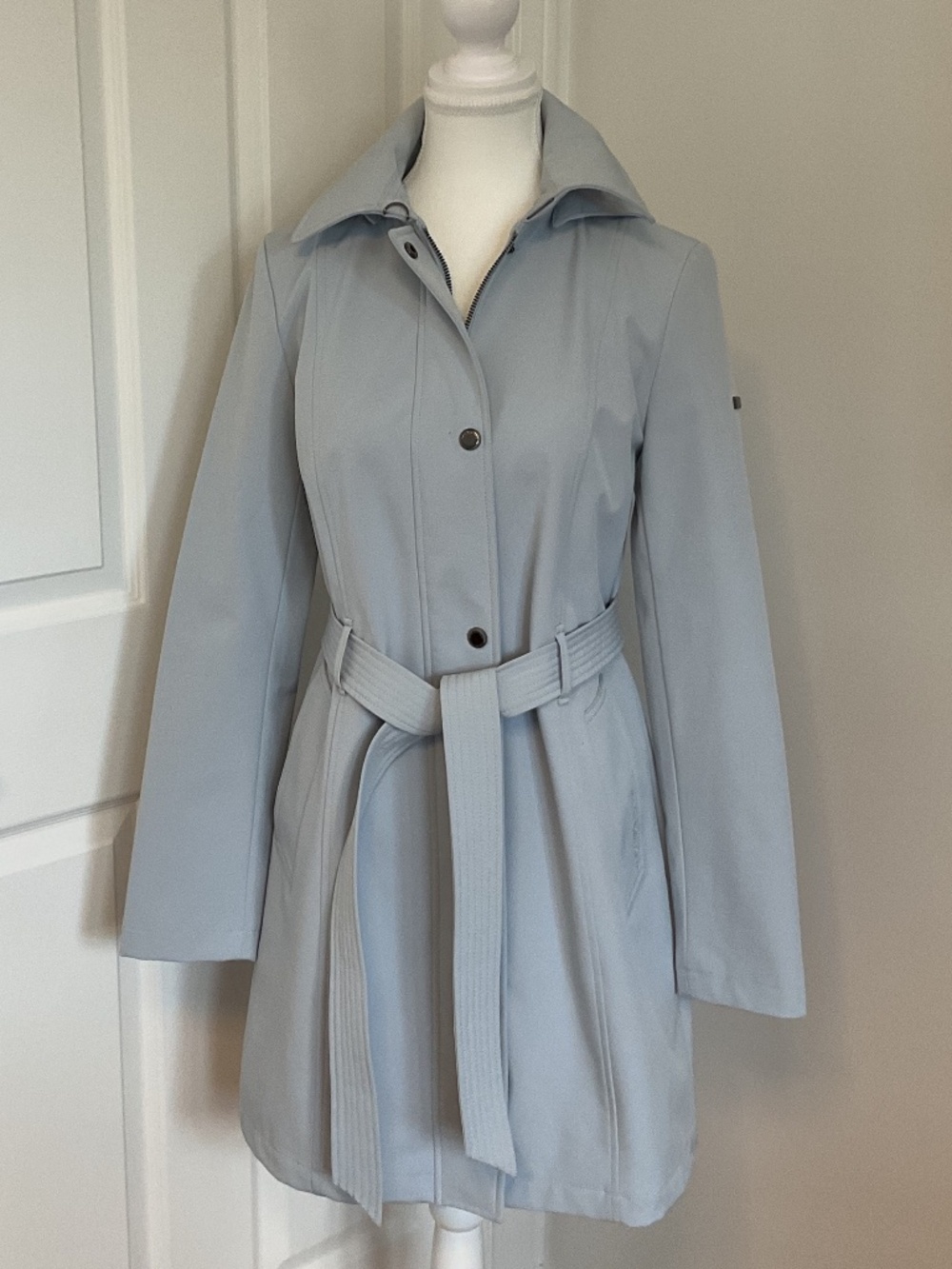 ⭐️ Marc New York Women's Soft Shell Trench Coat W/ Mesh, Hood - size XS